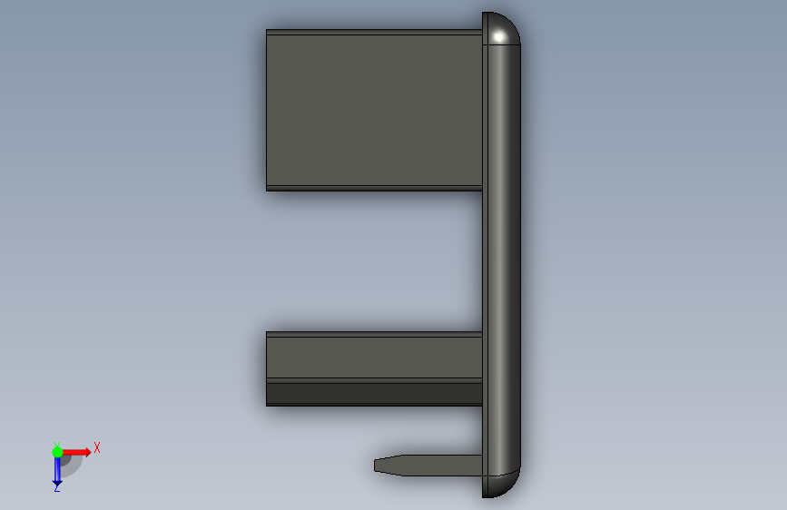 型材-BR CABLE DUCT CAP 45X45 3842535676 俯视图