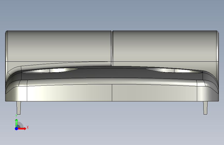 型材-KJN 30-30 DETACHABLE COMBI HINGE RIGHT 095K3030R00 正面视图