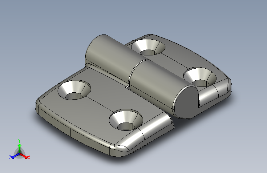 型材-KJN 30-30 DETACHABLE COMBI HINGE RIGHT 095K3030R00 主视图