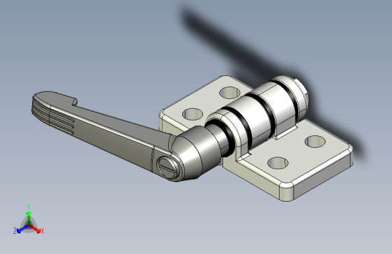 型材-KJN 40X45 DIE-CAST COMBI HINGE WITH LOCKING LEVER 095ZF4045F00S