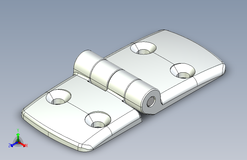 型材-KJN 50-60 COMBI HINGE 095K5060F00 主视图