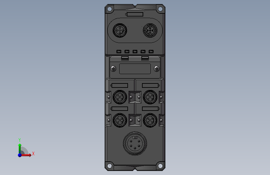 ELCO-SPPN-GW-001主分线盒 正面视图
