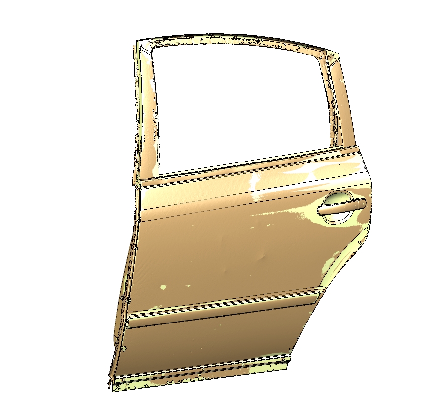 E1255-PASSAT车门逆向三维CatiaV5R20带参