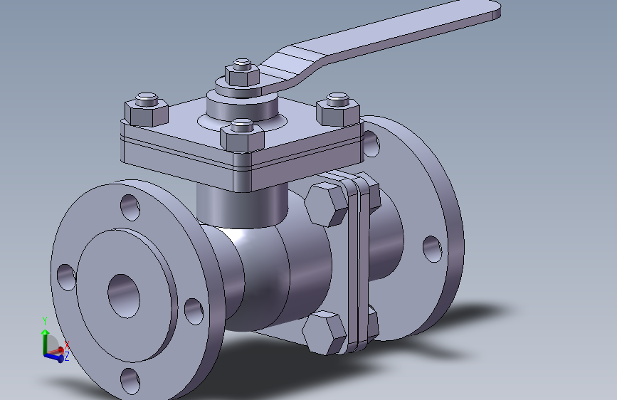 E1299-基于solidworks球阀参数化设计三维SW2008带参+CAD+说明书