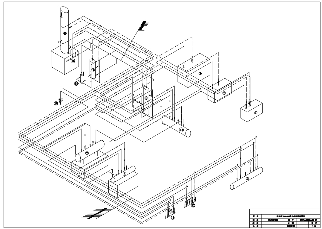 E1321-某地区200040吨白条肉冷库工程设计CAD+说明书