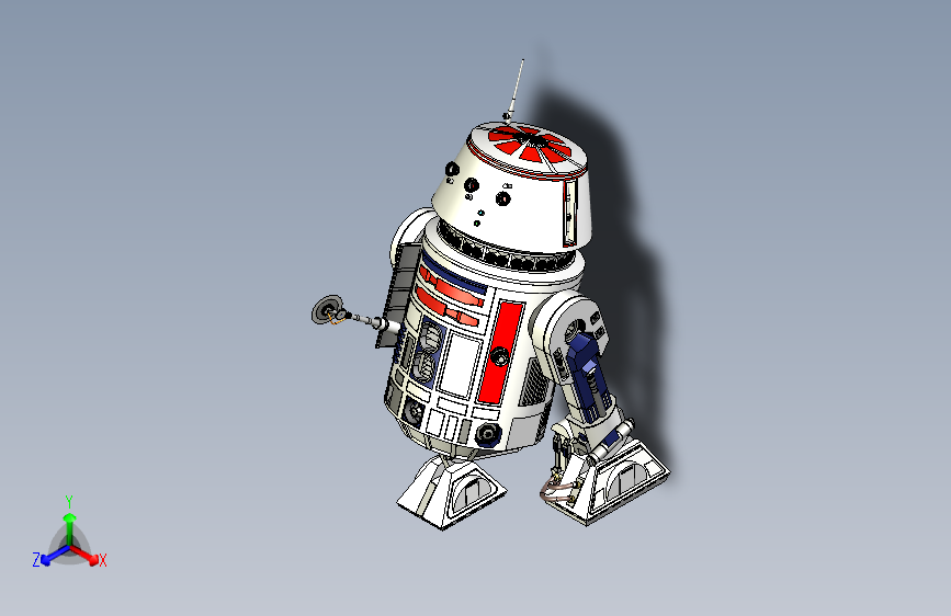 R5D4机器人 主视图