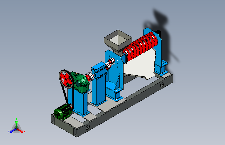 双螺旋榨油机设计含三维模型+CAD+说明书