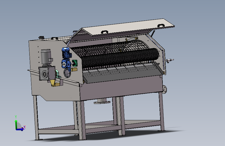外进水微滤机TPI-800X1830(3D)