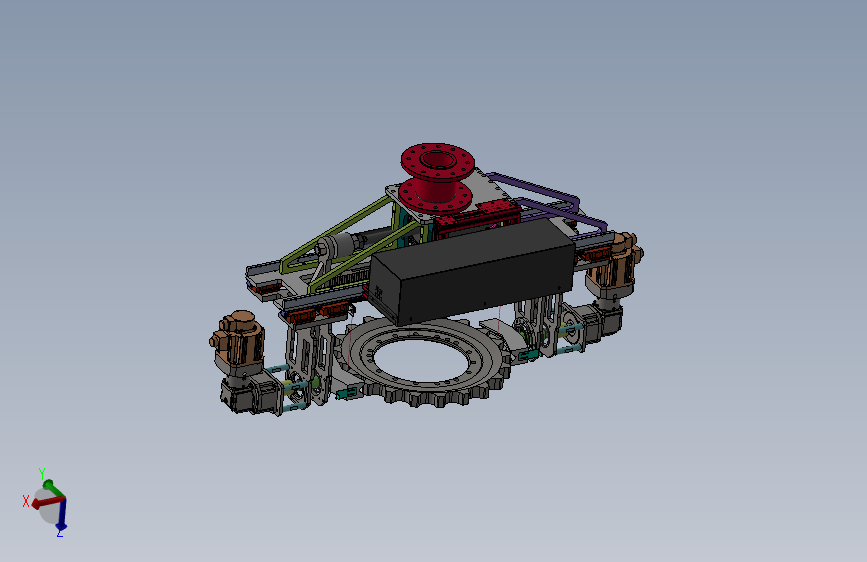 齿轮马达机器人夹具_SOLIDWORKS 2020_模型图纸下载 – 懒石网