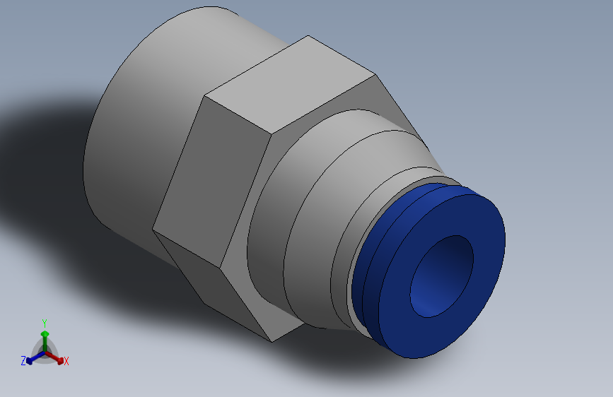 Ø6 x 3-8G - CONEXÃO RETA (C02250638)