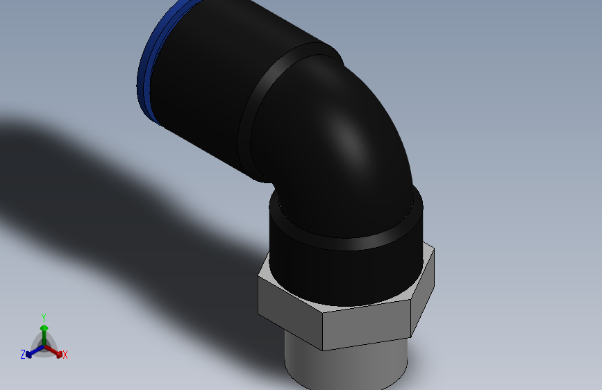 Ø10 x 1-4G COTOVELO 90° MACHO GIRAT. (C02471028)