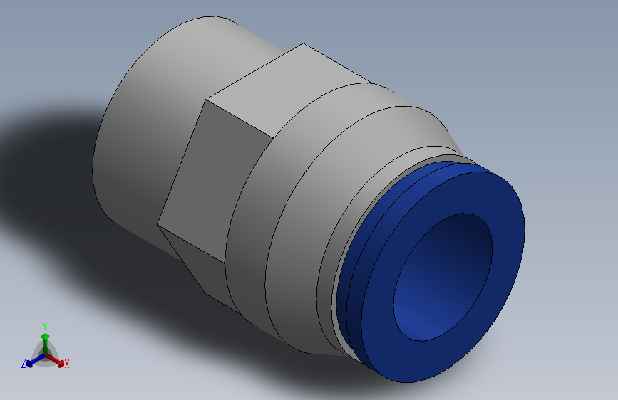 Ø10 x 3-8G - CONEXÃO RETA (C02251038)