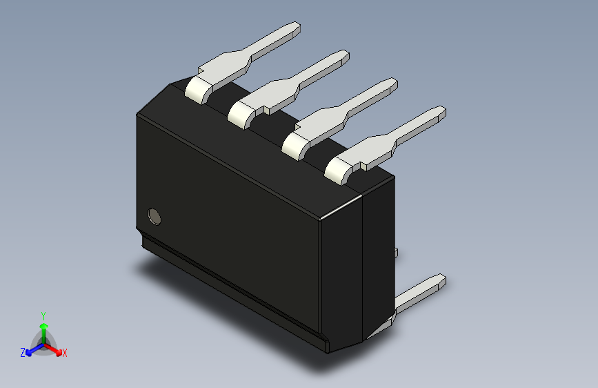 光电元件封装-DIP8-OC-BK
