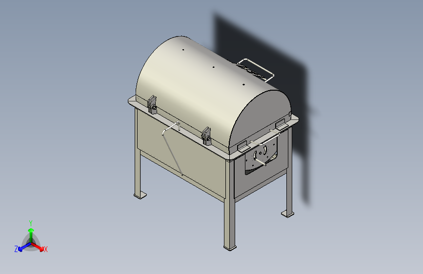 全不锈钢鼓式烧烤机烧烤机