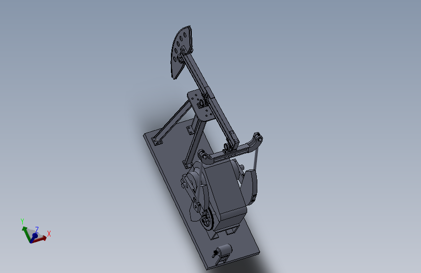 常规式游梁抽油机设计【含SOLIDWORKS三维】50