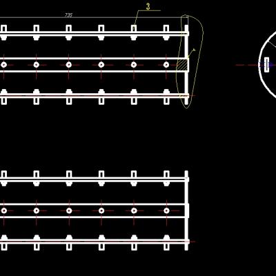 玉米脱粒机CAD图纸  机械设计参考资料设计素材