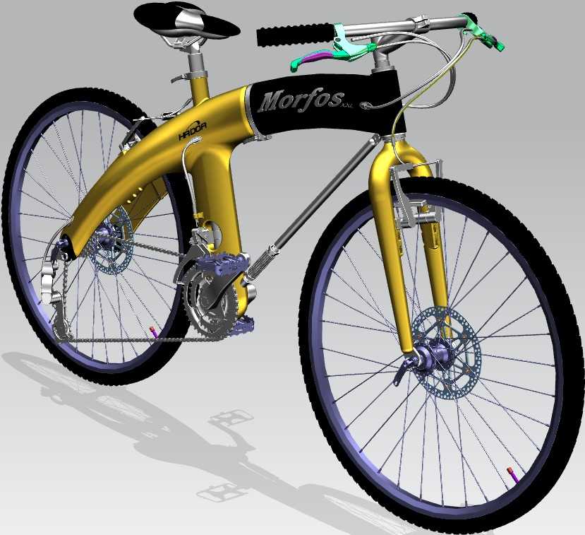 590顶级折叠自行车UG设计