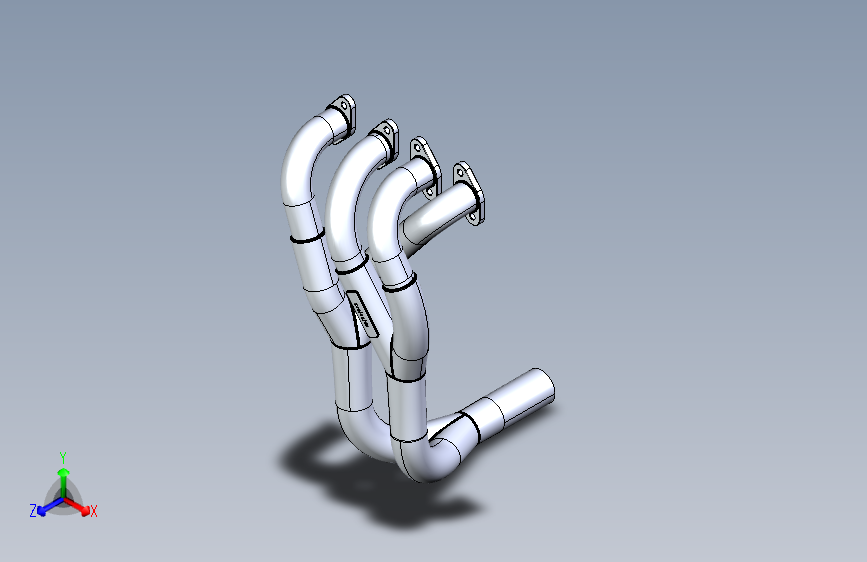 排气歧管3D模型