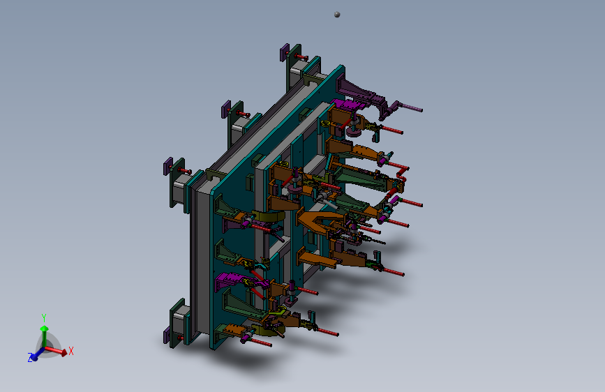 C柱焊接总成 3D模型