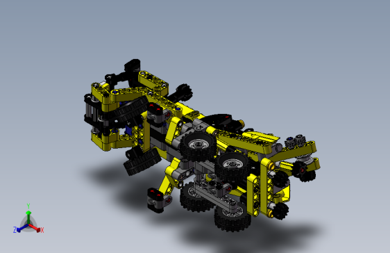 LEGO乐高机械组小型移动式起重机