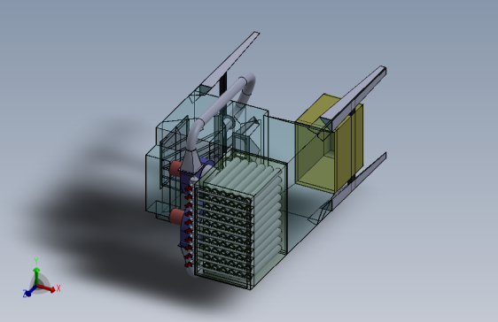 风选机 3D模型
