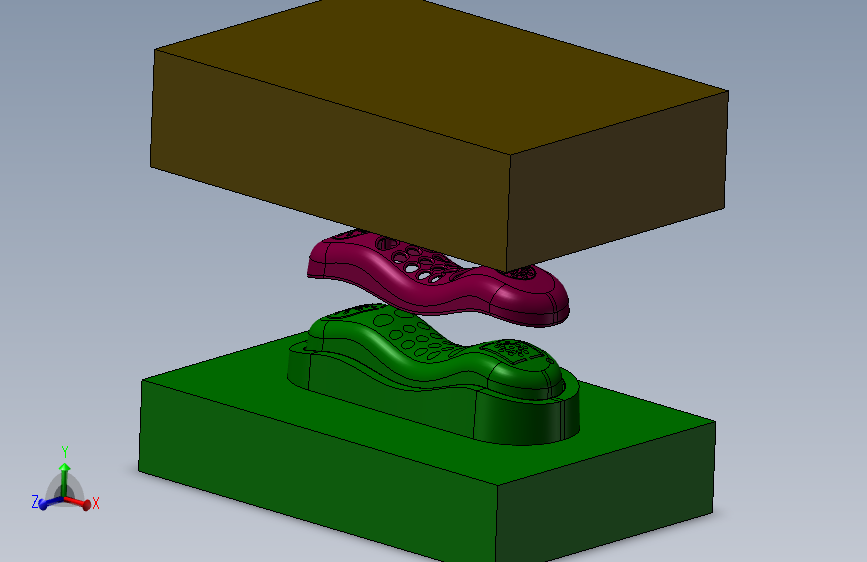 SolidWorks开模仿形