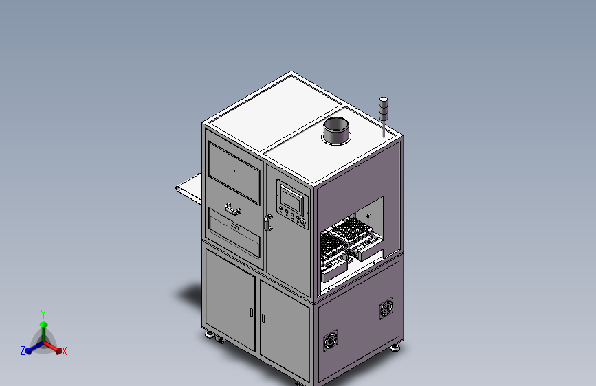 激光分板机 3D模型