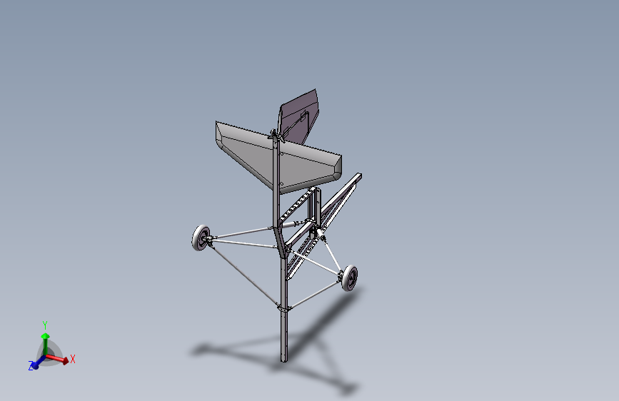 旋翼机3D模型