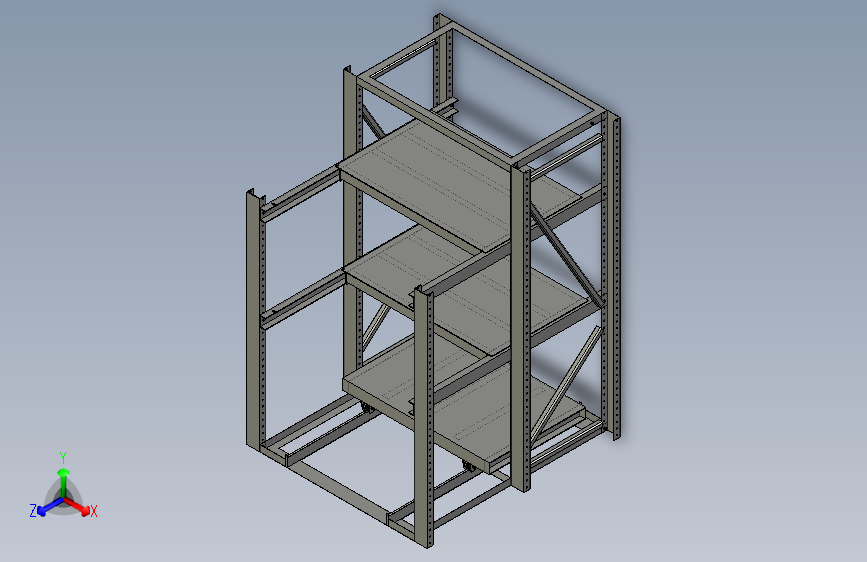 模具存放架（活动抽板）