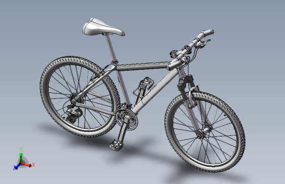 自行车3D模