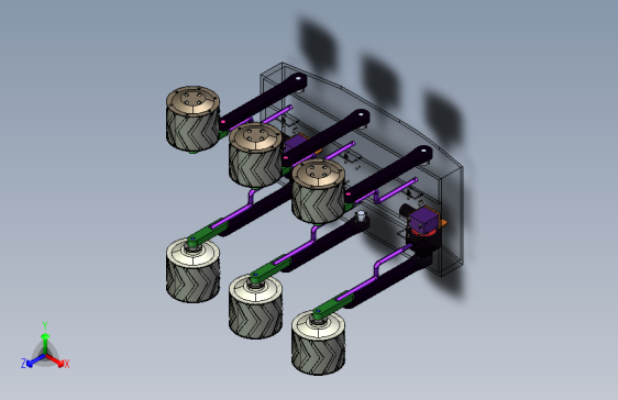 轮腿式移动越障机器人驱动装置的研究设计【说明书+CAD+三维PROE】