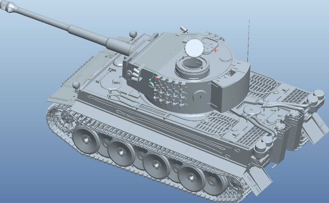 608虎坦克PROE设计