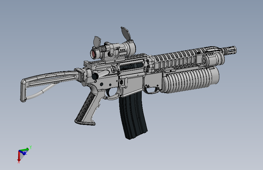 【917】AR15步枪SW设计