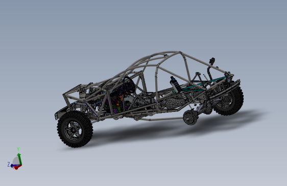 Rally Fighter跑车越野车3D图纸