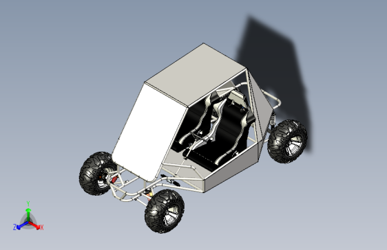 越野车3D数模图纸 IGS格式
