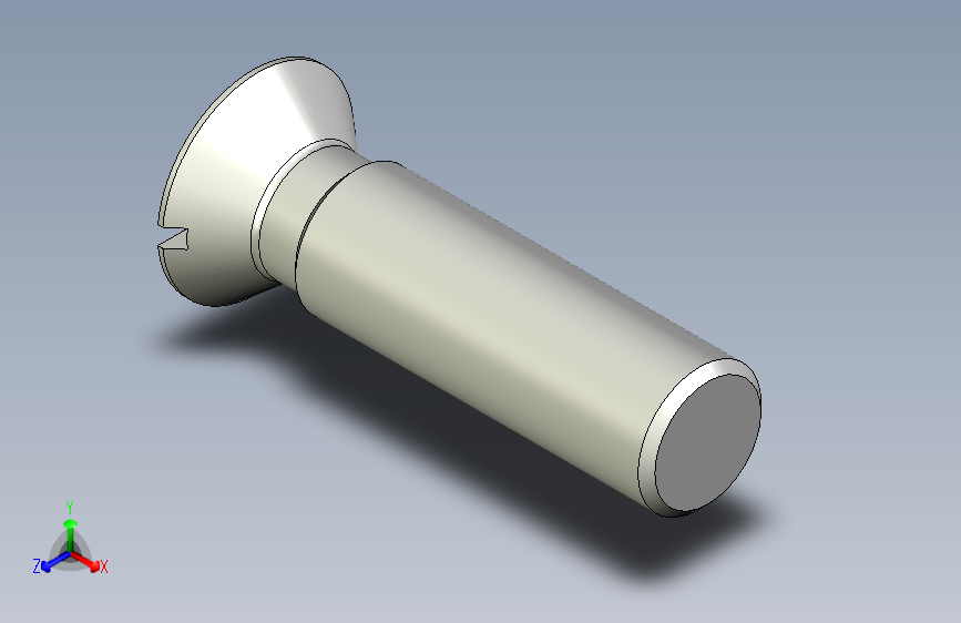 沉头螺钉-Screw_-M27-L100_79-42-4x4-40_-Countersunk_head.stp