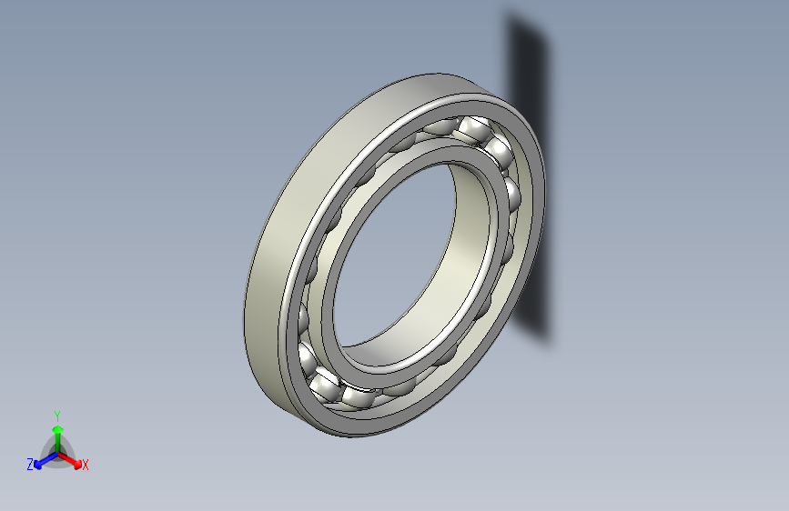 滚珠轴承-Bearing_30x51x8.stp