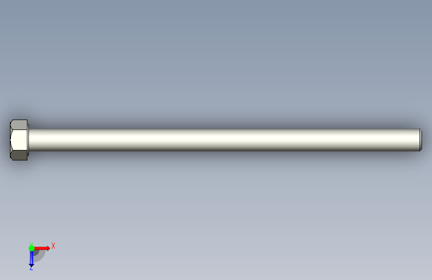 螺栓-Screw-M11-190-60-9-17-45-Yes.stp 俯视图