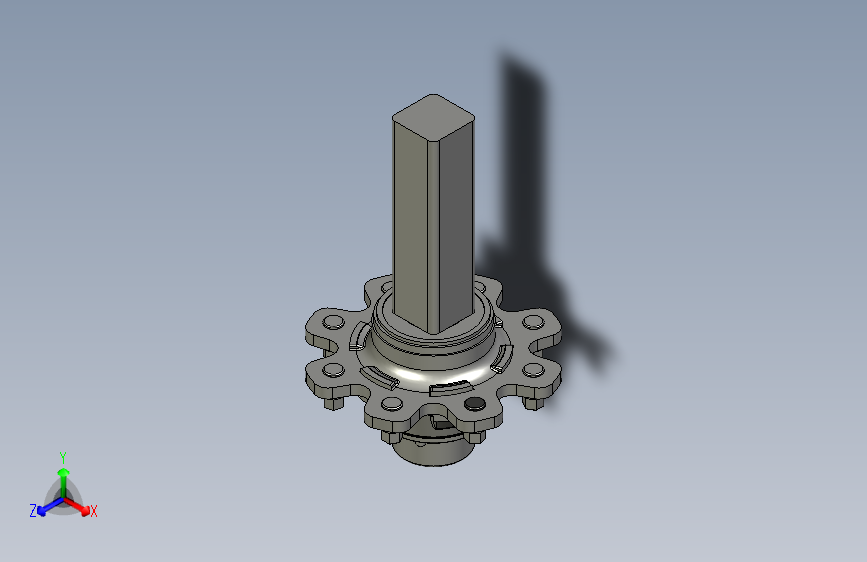 80mm x 80mm x 8 种马农业轮毂和桩组件