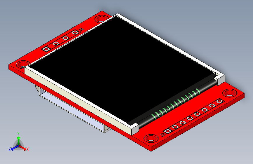 128 x 160 图形显示器 ST7735