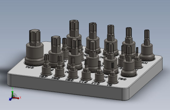 Carlyle Torx 螺丝刀套装 3DP