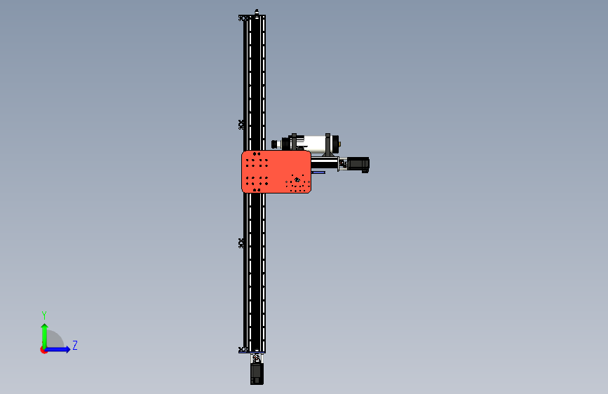 CNC QueenBee Ultra 尺寸 1500 x 1500 左侧视图