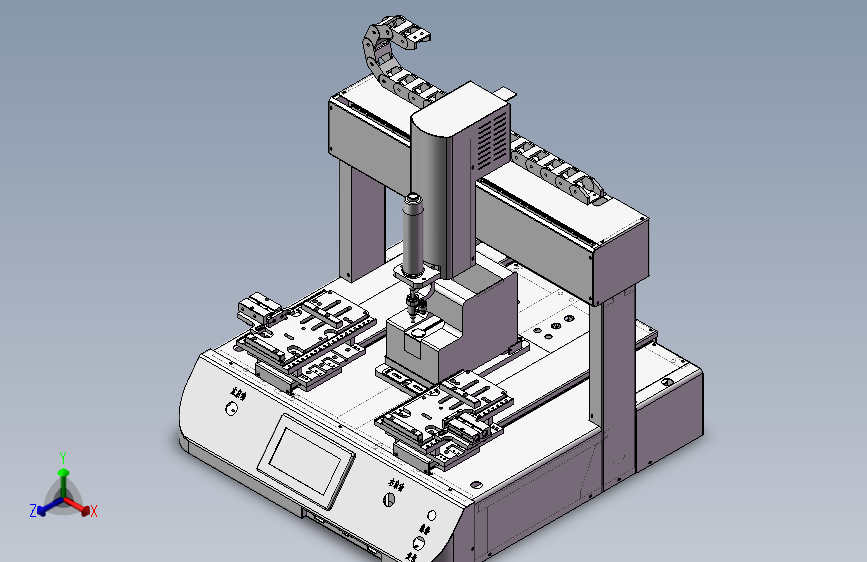 自动锁螺丝机 3D模型