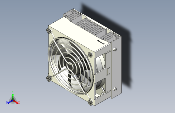 热电帕尔贴流体冷却器模型半导体散热器