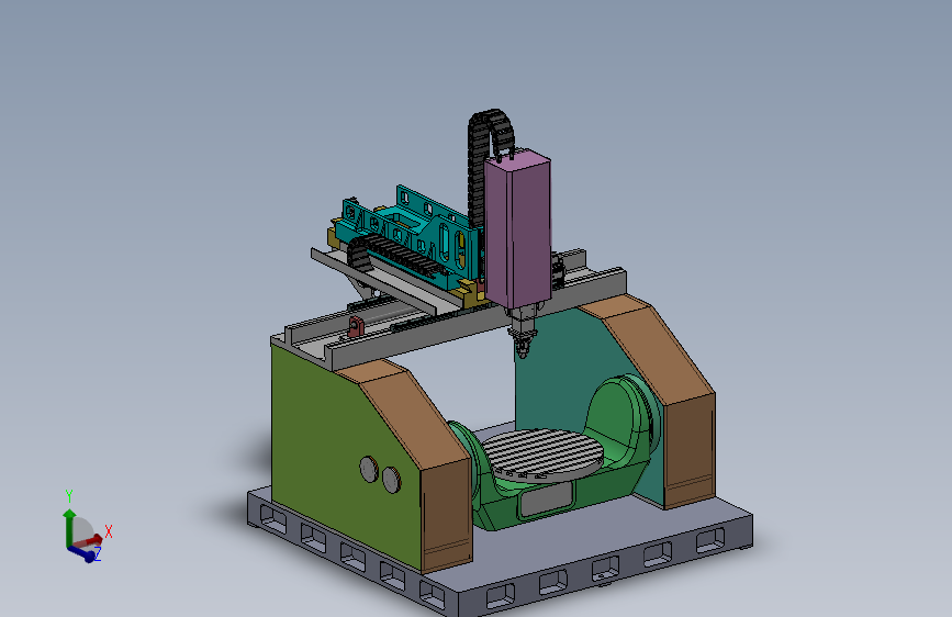 5轴3D打印机设计模型