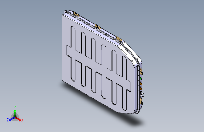 电动汽车动力电池包结构设计三维SW二维CAD+说明书