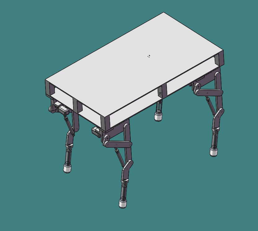 四足机器人3D设计+CAD