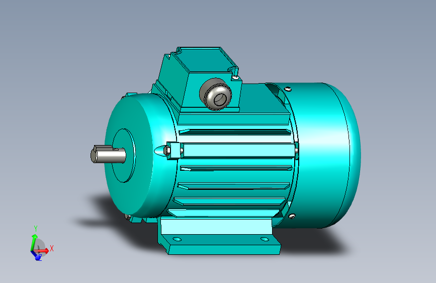 三相异步电机solidworks模型