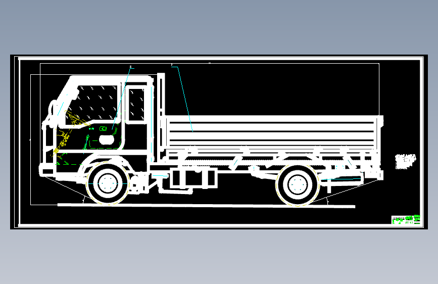 轻型载货汽车设计（底盘设计）（有cad图）