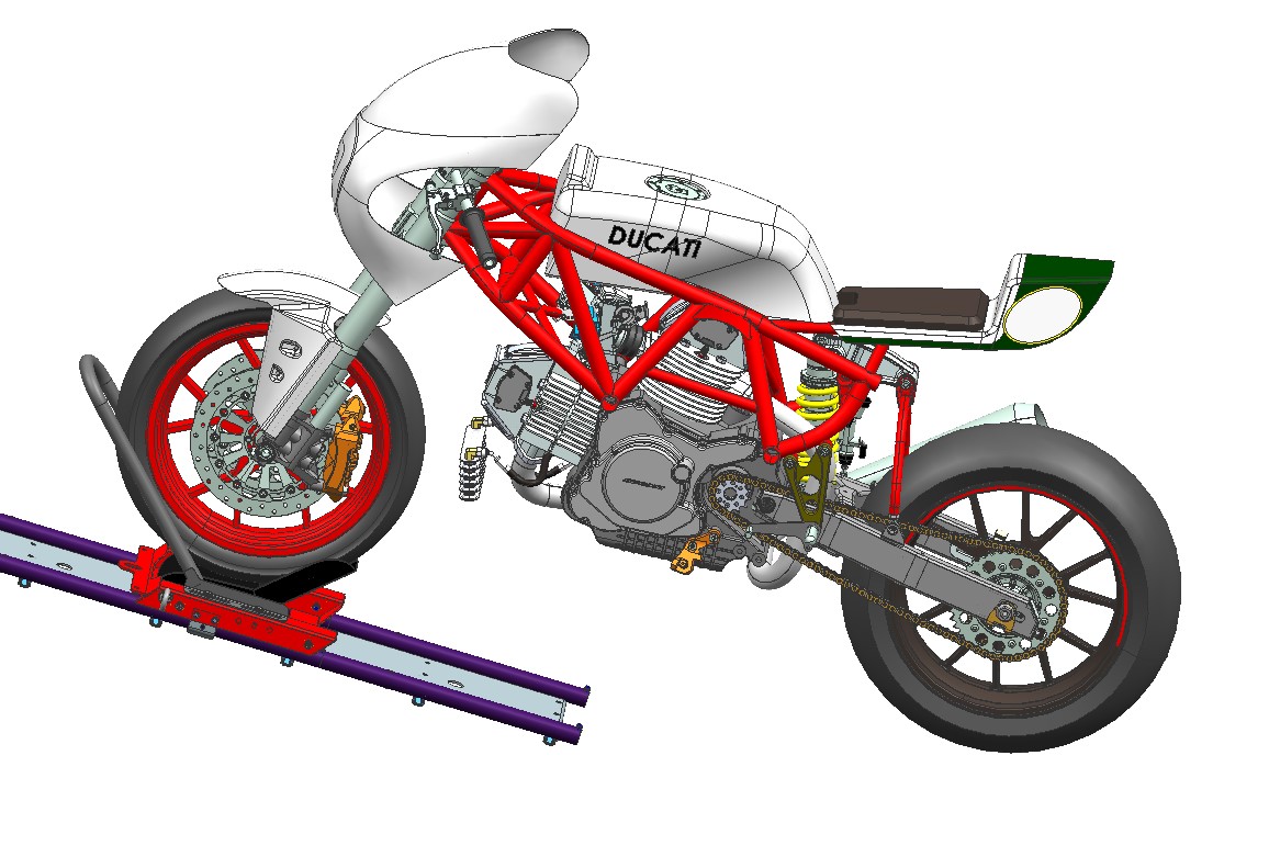 摩托车装载支架
